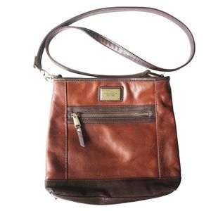 Tignanello Italian Brown Classic Leather Bag. Excellent condition!